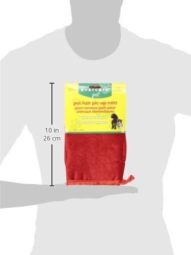 Mr. Clean Butler Evercare Pet Hair Pic-Up Mitt, Red