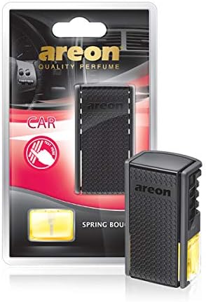 AREON ACB08 Car Freshener Vent Clip Luxury and Elegant 0.27 oz Car Air Freshener Perfume, Spring Bouquet Scent (Pack of 3)