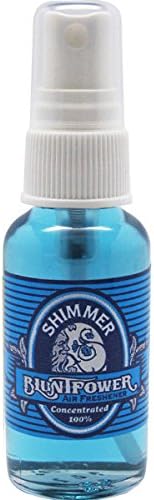 BluntPower (Shimmer, 1 Pack) Concentrated Air Freshener for Room and Car Spray - Oil-Based Diffuser Spray Bottle - Long-Lasting Bathroom Spray, Car Freshener, & Odor Eliminator Spray