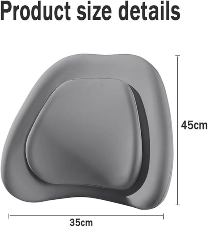 Car Headrest Lumbar Support Cushion for VW Golf VIII VI V IV III II I Mk 8 7 6 5 4 3 R GTE/GTI/GTD/Clubsport 45, Memory Foam Relieve Fatigue Breathable Car Seat Neck Pillow