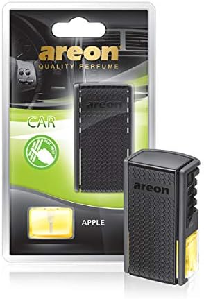 AREON ACB03 Car Air Freshener Vent Clip Car Perfume Luxury and Elegant 0.27 oz, Apple Scent (Pack of 6)
