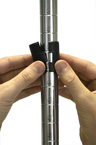 Omega 18" Deep x 36" Wide x 36" High 3 Tier Chrome Starter Shelving Unit