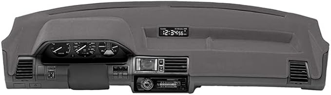 Coverking Dash Cover Mat Pad Custom Designed for Select Nissan Versa Dashboards: Velour Material, Charcoal