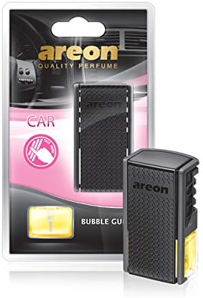 AREON ACB05 Car Freshener Vent Clip Luxury and Elegant 0.27 oz Car Air Freshener Perfume, Bubble Gum Scent (Pack of 3)