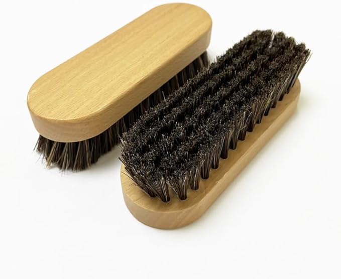 Football Prep Kit – Premium Leather Conditioning Set with 2 Wax Bars & Dual Brushes (Horsehair & Hog Bristle) for Enhanced Grip & Durability
