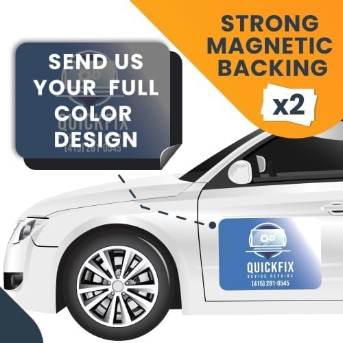 Magnet Me Up Customizable and Personalized Automotive Magnet Decals (18โx24โ Rectangle)
