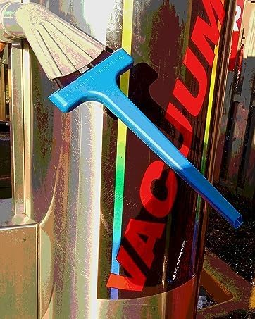 Vacuum Detail Attachment Tool | All-in-One Deepcleaning Crevice Cleaner/ Ice Scraper | The Best Car Accessories & Essentials | Wet & Dry Car Detailing Kit | Truck, Auto, & RV Cleaning Supplies (Blue)
