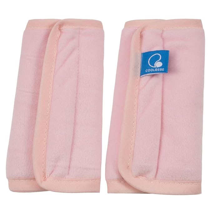 COOLBEBE Car Seat Straps Shoulder Pads for Baby Kids, Super Soft Seat Belt Covers for All Car Seats/Pushchair/Stroller/High Chair