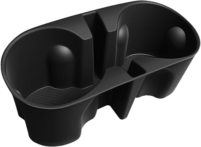 Muslogy Center Console Cup Holder Inserts Compatible with 2023-2026 Chevy Colorado & GMC Canyon Accessories Front Console Drink Holder Silicone Organizer Non-Slip Upgraded Snug Fit