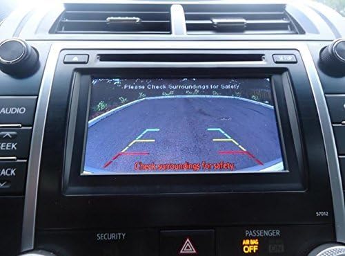 Rear Backup Camera Kit for Toyota Camry, Corolla, Prius and More (2012-2014) - (Color: Black)