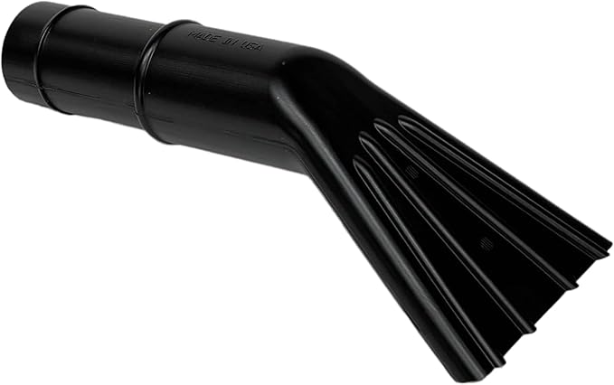 Vacuum Claw Nozzle 2" x 12" for Wet/Dry Use, Fits Car Washes, Gas Station Vacuums, and Utility Shop Vacs for Auto Care and Home (Black)