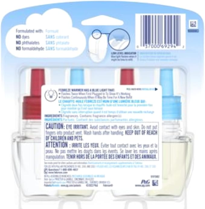 Febreze Plug In - Limited Edition - Watermelon - Scented Oil Refills - (2 Count, .87 Oz)