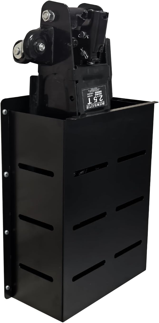 Wall Mount Floor Jack Stand Rack Pouch Stabilizer,Car Hydraulic Trolley Jack Stands Holder Enclosed Storage Brackets Tower Trailer Garage Shop Organizer Accessories Tool (No Screws Installed)