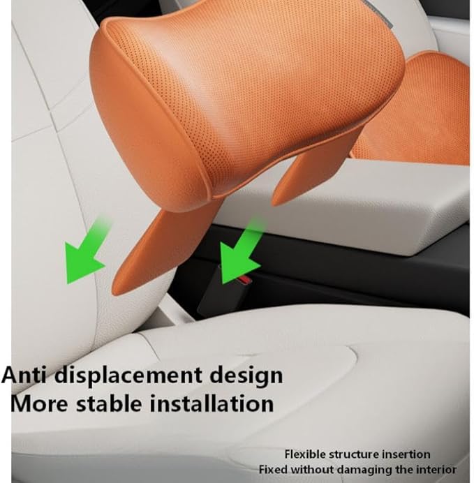 Lumbar Support Pillow for Car, Memory Foam Lumbar Pillow for Lower Back Pain Relief - Back Cushion for Driving, Chair Support for Car-Office Chair, SUV Waist Pillow - Black
