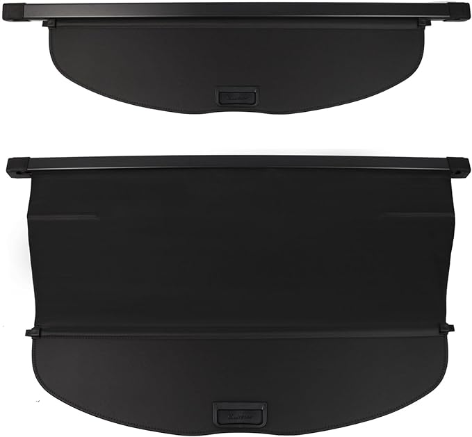 Marretoo Cargo Cover for Nissan X-Trail Rogue SV S SL 2014-2020 for Nissan Rogue X-Trail Accessories Black Retractable Factory Style SUV Trunk Cover Cargo Security Shade Trunk Cover