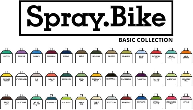 Spray.Bike Spray Paint | Designed Mainly for Bicycles | Multi-Use Acrylic Spray Paint for Metal, Plastic | High Coverage Bike Paint, 400ml, Whetstone