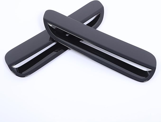 ABS Car Front Hood Vents fits Exterior Decoration Accessories Compatible with Pontiac G8 2008 2009 Hood Vent Air Flow Intake Body Kits (Gloss Black)