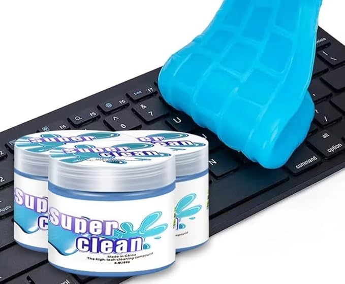 Generic Universal Super Clean Gel Car Detailing Automotive's Dust & Dirt Deep Cleaning Car Crevice Cleaner Air Vent Interior Removal Putty Cleaning PC Laptop Keyboard Cleaner Cameras 160g