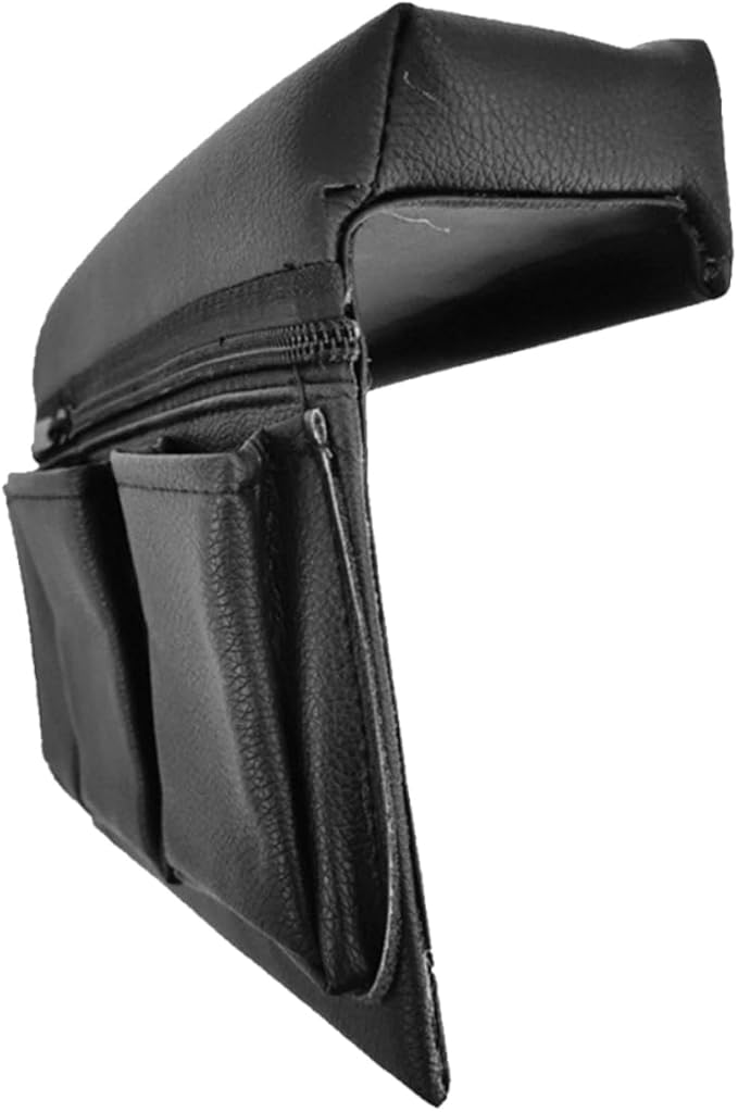 3pcs Leather Car Armrest Pad Storage Organizer Car Side Door Support Accessory