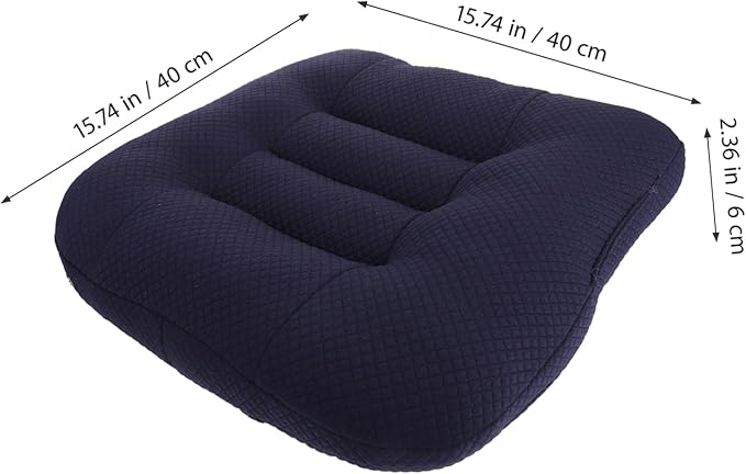 Unomor Tailbone Pain Relief Seat Cushion Grooves for Drivers and Office Workers