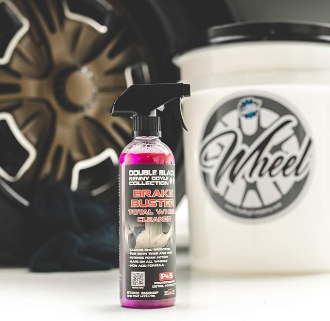 P&S Professional Detail Products - Brake Buster Wheel Cleaner - Non Acid, Removes Brake Dust, Oil, Dirt, Light Corrosion (1 Pint)