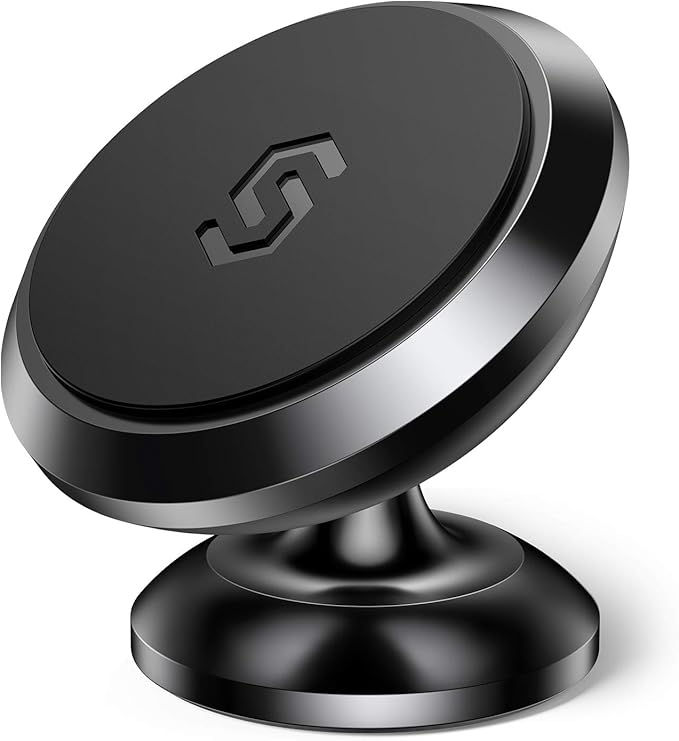 SYNCWIRE Magnetic Car Phone Holder for Dashboard, Cell Phone Car Kits, 360° Adjustable Magnet Cell Phone Mount Compatible with iPhone, Samsung, LG, GPS, Mini Tablet and More