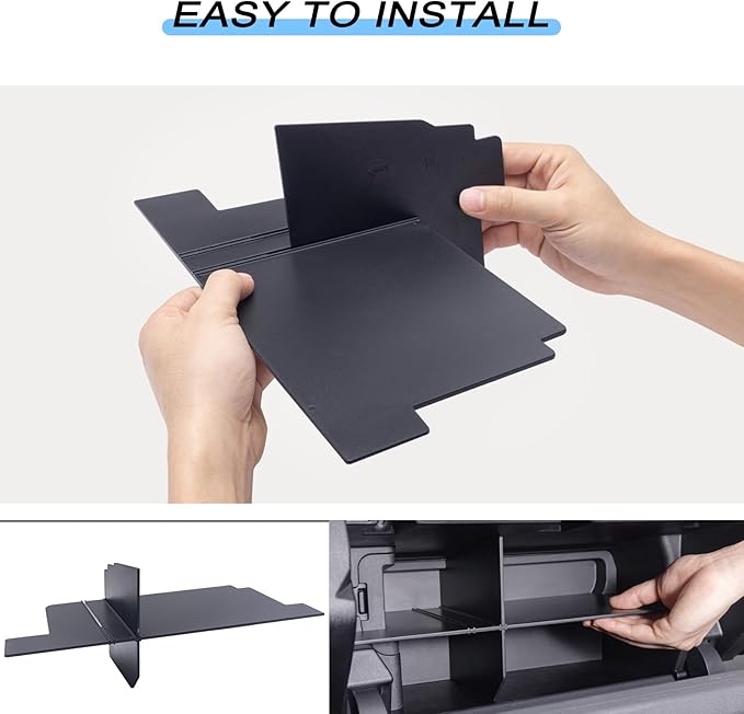 JKCOVER Glove Box Organizer Compatible with 2024 2025 2026 Toyota Tacoma(4th Gen Tacoma) Glove Box Compartment Insert Storage Divider Accessories (Patent Design