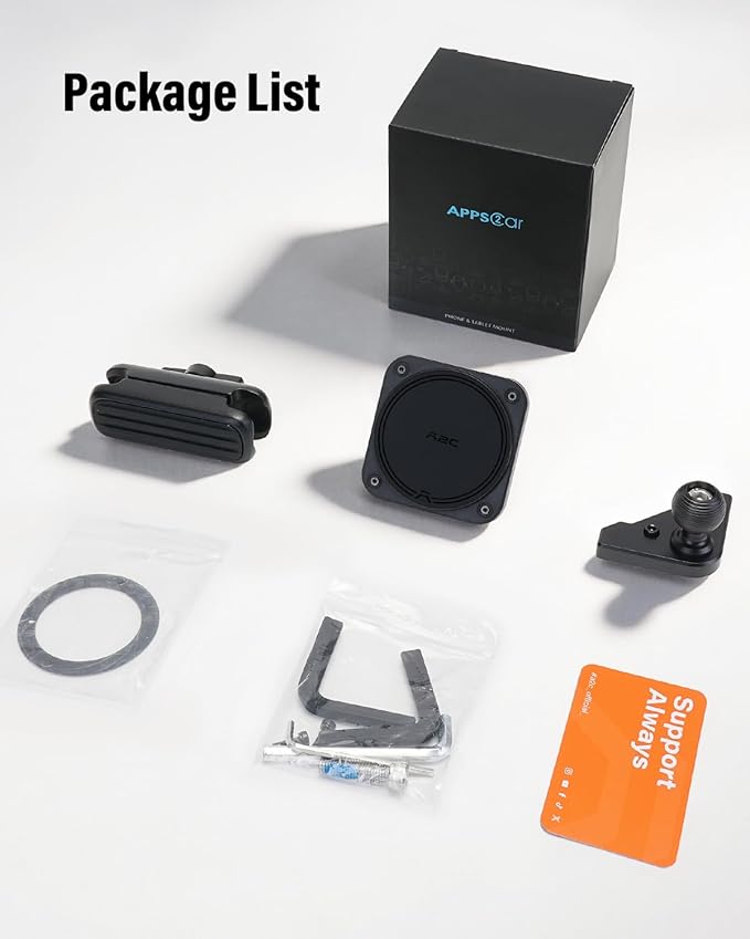 APPS2Car Magnetic Car Mount for Ford F-150 2021-2026 Air Vent Phone Mount, MagSafe Strong Magnet Holder, Metal Socket Arm - No Shake, No Block Airflow, No View Drop