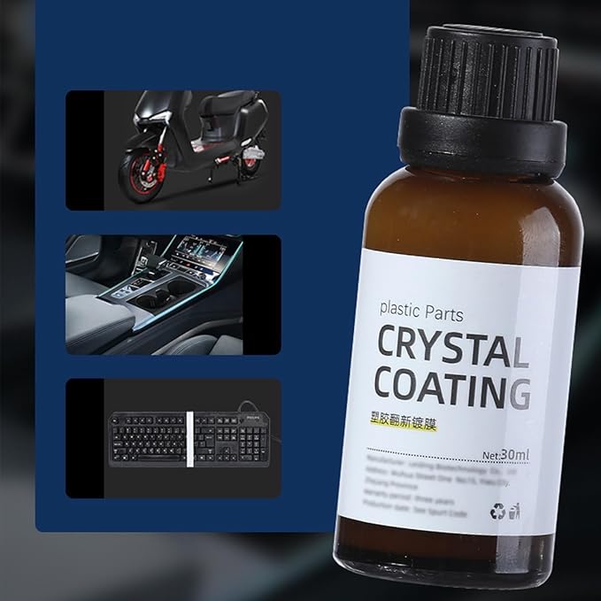 Car Restorer - Vehicle Coating Agent, Long-Lasting Protection Revitalizing Formula for Dashboard and Door Panels, Interior Trim Care, High-Gloss Shine Restorer for Professional Automotive Detailing