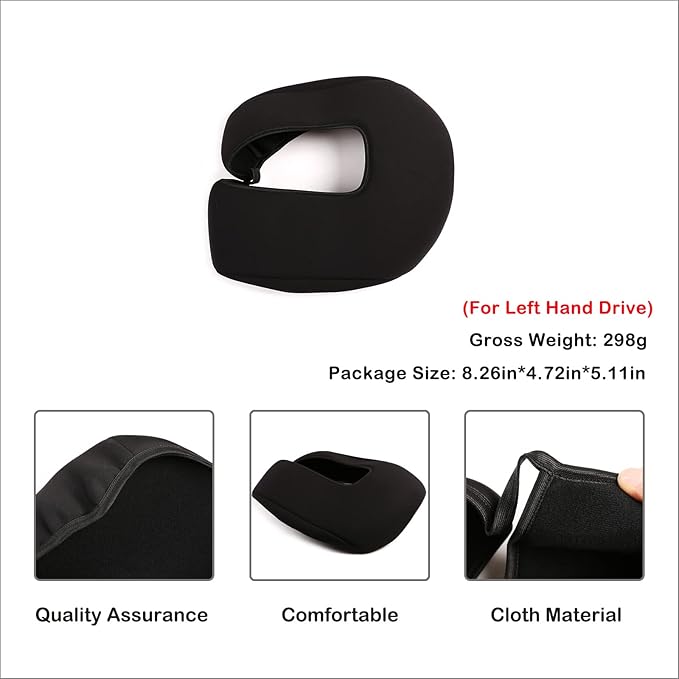 Aunginsy Center Console Armrest Protector Cover Compatible with Toyota Tundra 2014-2021, Car Armrest Pad Seat Box Cover Cushion Lid Scratch Protector Customized Cloth Material Interior Accessories