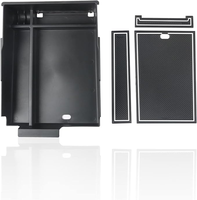SKTU for 2023 2024 2025 Hyundai Palisade Center Console Organizer 2023 2024 2025 Palisade Center Console Tray 2023 2024 2025 Palisade Accessories Armrest Box with Coin and Sunglasses Holder (White)