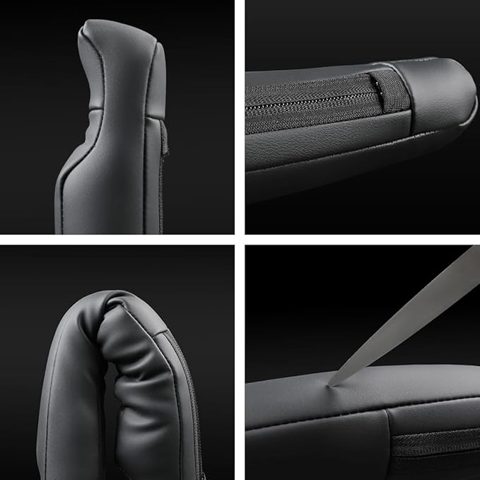 2Pack Leather Car Seat Gap Filler – Anti-Drop Console Organizer, Scratch-Resistant Waterproof Easy to Clean, Fits 90% Vehicles Without Blocking Seat Movement