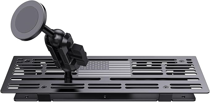 Metal Phone Mount for 2023+ Ford F 250 350 450 2023+ Super Duty Shakeproof Dash Mount Holder Cool Ford Accessory