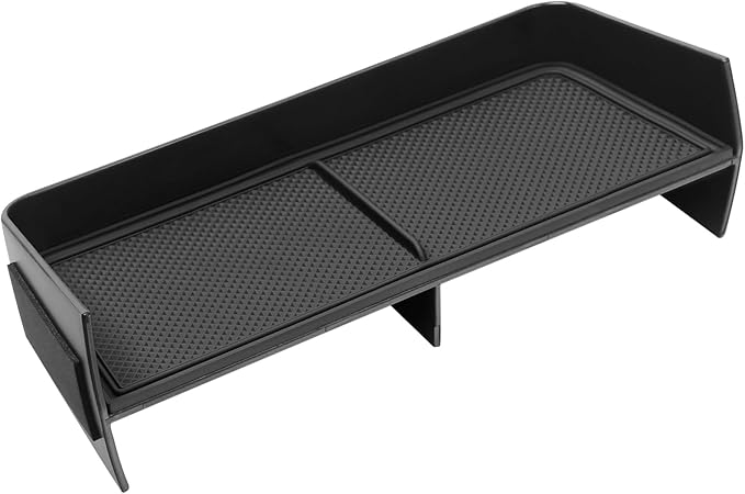 YOJOJOCO Center Console Tray Organizer Compatible with Honda 2023 2024 2025 2026 Pilot & 2026 Passport Accessories Black ABS Plastic Material Insert Tray Pallet Storage