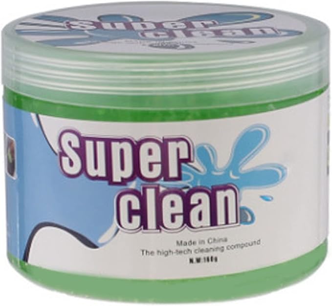 160g Car Cleaning Gels Universal Car Interior Detailing Cleaner Tools Keyboard Dust Cleaning Gel for Household Appliances (Green)