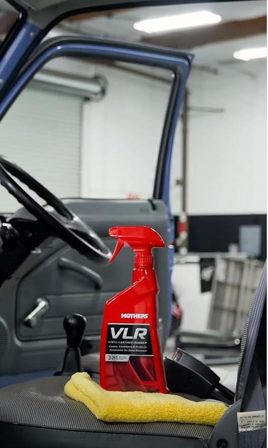 Mothers VLR Vinyl-Leather-Rubber Care, 1 gal. — Cleans, Conditions & Protects In One Step – pH Balanced Formula with Neatsfoot Oil & Lanolin To Protect Against Drying, Fading & Cracking (06522)