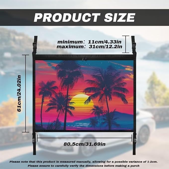 Sun Tree Car Roof Storage Bag Hanging Car Storage Bag Multi-Purpose Car Bag Storage Box Organizer Pouch Pocket One-Size-Fits Car Travel Accessories