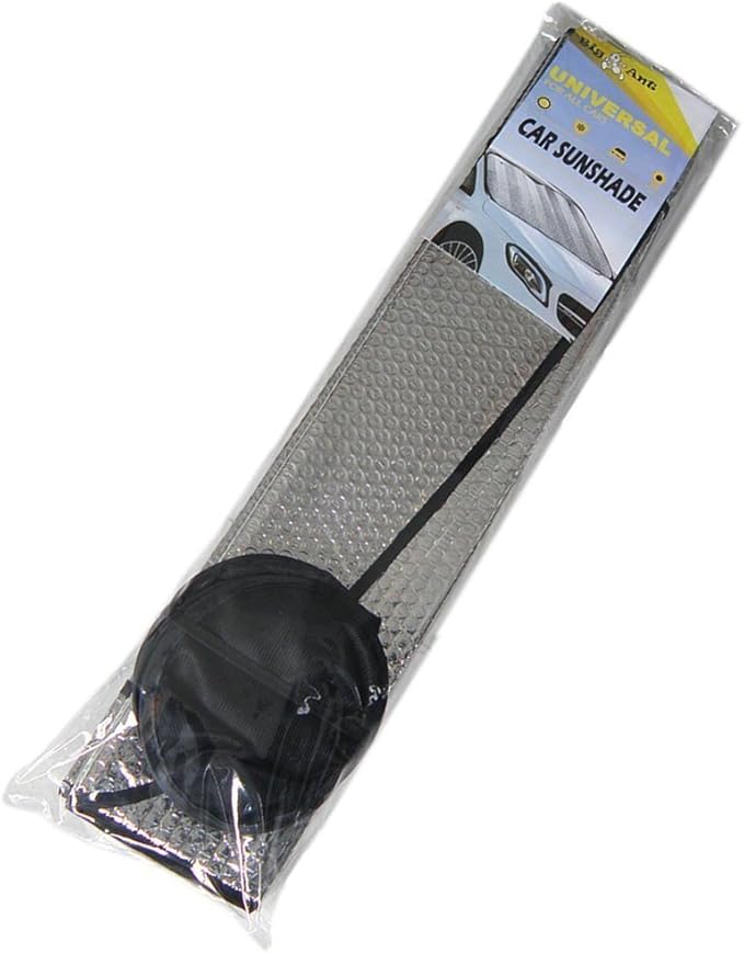 Big Ant Windshield Sun Shade + Bonus Car Window Shade, Car Sun Shade Keeps Vehicle Cool-UV Ray Protector Front Windshield Sunshade Fit for Most Cars SUV Trucks Minivans(55.1 x 27.5 inches)