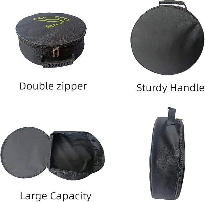 EV Cable Bags, Storage & Organizer for Cables, Cords, and Hoses, Portable EV Chargers Cable Storage Bags, Electric Car Charger Case for EV Cable