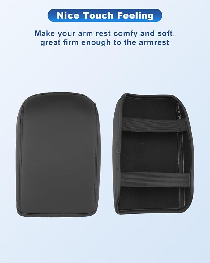 CDEFG for 2025 2026 VW Tiguan Center Console Cover, for 2025 2026 Volkswagen Tiguan Accessories Armrest Cover 2025 2026 Tiguan Middle Console Pad Arm Rest Cushion Leather Cover