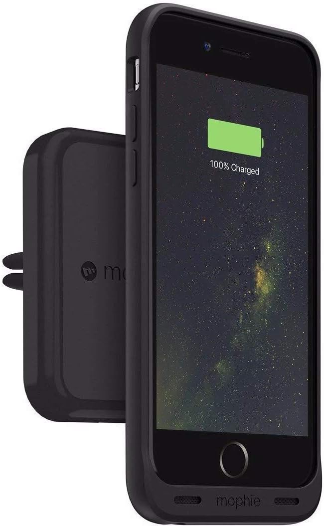 mophie Wireless Charging Car Vent Mount for mophie cases with Charge Force wireless power – Black
