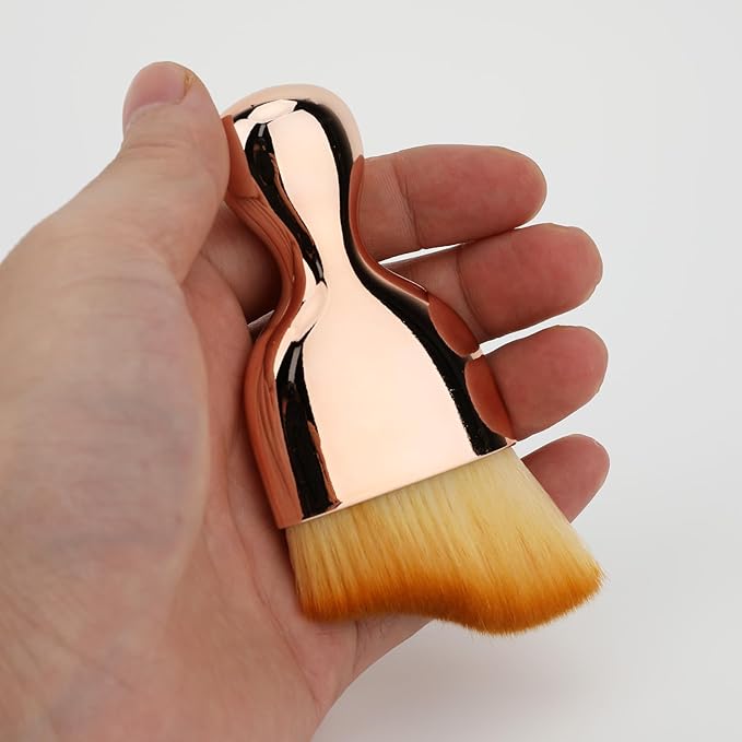 Car Detailing Brush, Soft Bristle Cleaning Brush, Scratch-Free Auto Duster Tool for Dashboard, Air Vents, Leather & Interior Cleaning (Rose Gold)