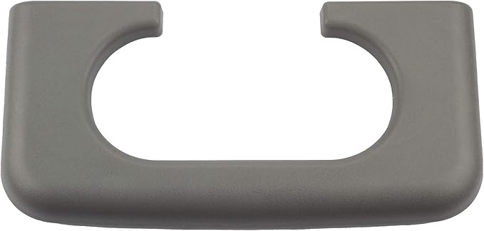 Dasbecan Gray Rear Center Console Cup Holder Central Armrest Cushion Assembly Compatible with Ford F250 F350 F450 1999-2010