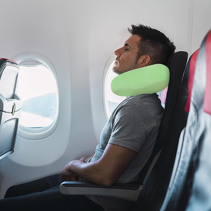 Neck Pillows for Travel Comfortable Travel Neck Pillow U Shape Memory Foam Support Neck and Head Portable Neck Travel Pillow Suitable for Airplane Trains Car Travelings