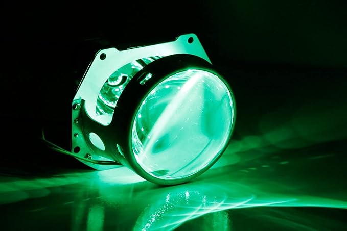 iJDMTOY Emerald Green 15-SMD LED Accent Ambient Lighting Kit Compatible with Car Motorcycle Projector Lens Demon Eye Retrofit