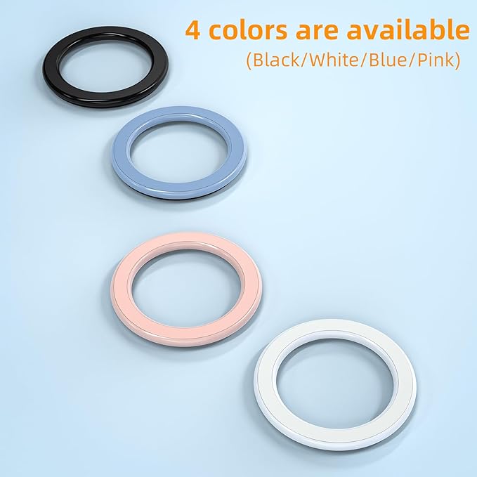 3 Pack Wall Mount Magnetic Phone Holder for iPhone 17/17 Pro/17 Pro Max/Air/16 15 14 13 12 Pro Max Plus mini, Hands-Free Magnet Shower Mirror Cell Phone Holder/Car Sticker Phone Stand, White