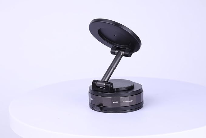 Car Phone Holder Magnetic, 360 Adjustable Car Mount with Strong Suction Cup for Magsafe iPhones Cell Phones - Hands-Free (Medium)