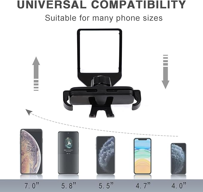 LLKUANG Car Mobile Phone Mount Compatible with BMW 3 4 Series M3 M4 F30 F31 F32 F33 F34 F36 F80 F82 F83 360-Degree Rotary Cell Phone Holder Navigation Bracket Accessories