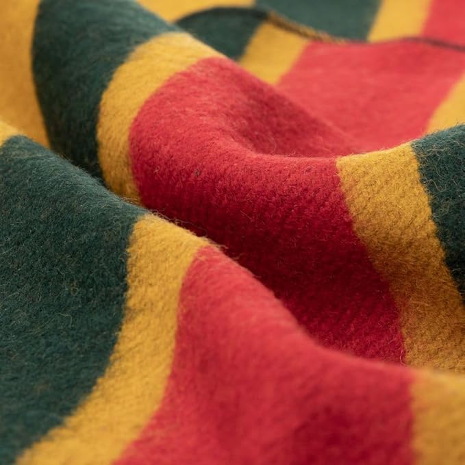 Arcturus Rainier Wool Blanket, Warm, Thick, Washable Wool Blanket for Home, Outdoors, Camping, Tailgates, Picnic, Hunting, Travel & Emergency Kits, Twin Size, 4.5 lb, North Cascades