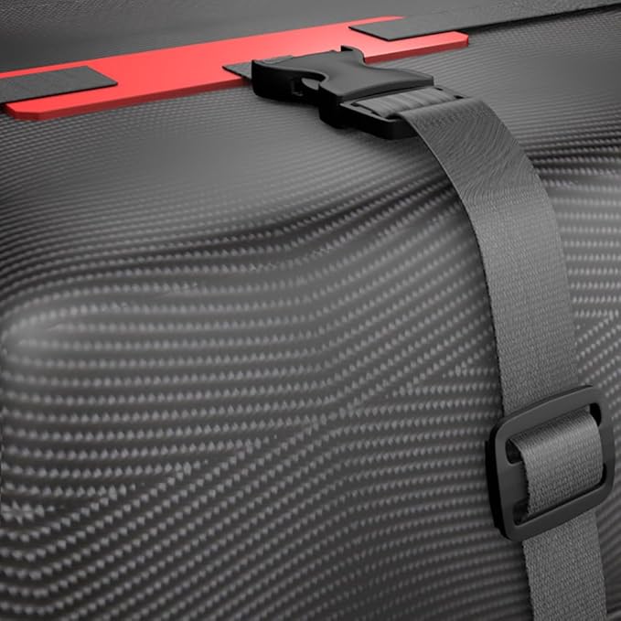 THUNDERBAY Car Roof Bag, Rooftop top Cargo Carrier Bag 15 Cubic feet Waterproof for All Cars with/Without Rack, Includes Storage Bag, Anti-Slip Mat, 6 Reinforced Straps, Luggage Lock